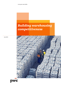 Building warehousing competitiveness