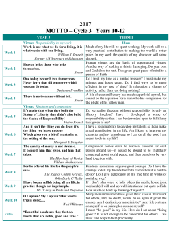 10-12 Secondary Mottoes