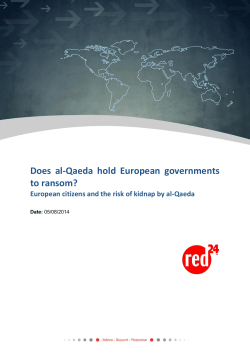 Does al-Qaeda hold European governments to ransom?