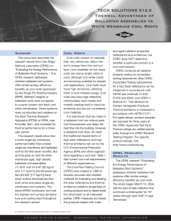 Dow Building Solutions - TECH SOLUTIONS 512.0