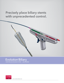 Precisely place biliary stents with unprecedented