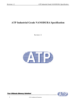 ATP Industrial Grade NANODURA Specification
