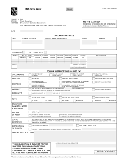 documentary bills follow instructions marked "x"