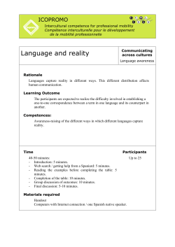 Language and reality