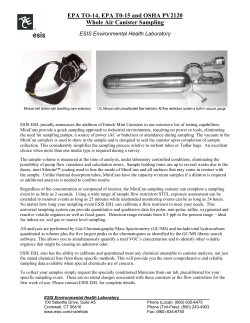 Interpreting Air-O-Cell Results
