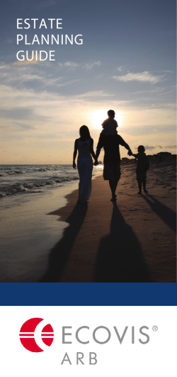 ESTATE PLANNING GUIDE