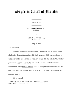 SC16-779 - Florida Supreme Court