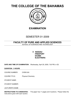 Final Exam Answer Key
