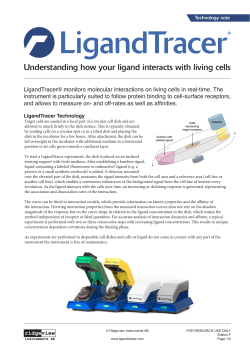 Understanding how your ligand interacts with living cells