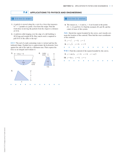 7.6 - Stewart Calculus