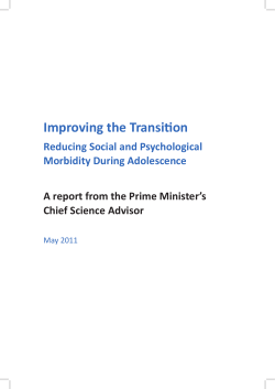 Improving the transition: reducing social and psychological