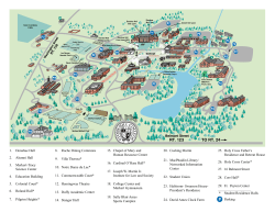 Campus map, Stonehill College