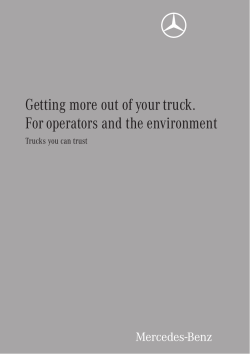 Fuel Efficiency - Mercedes-Benz