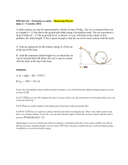 PHYSQ 124 &ndash; Particules et ondes Mastering Physics Quiz 4 &ndash; 9