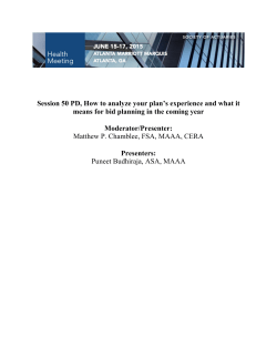 PD, How to analyze your plan`s experience and what it means for