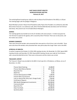 BOD Board Meeting Minutes 02-25-2017