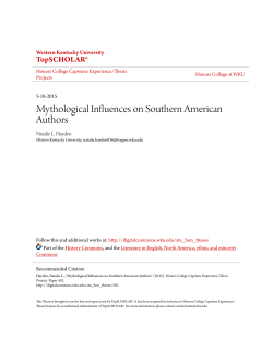 Mythological Influences on Southern American