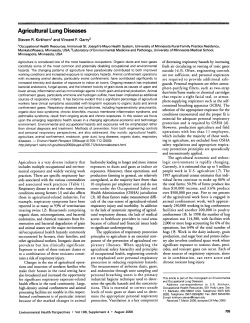 Agricultural Lung Diseases