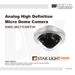 Analog High Definition Micro Dome Camera
