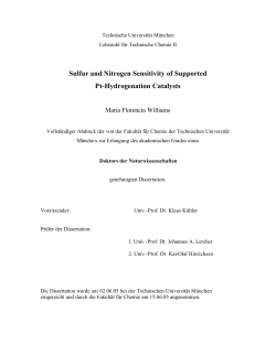 Sulfur and Nitrogen Sensitivity of Supported Pt