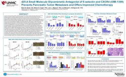 425 A Small Molecule Glycomimetic Antagonist of E