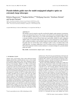 Pseudo-infinite guide stars for multi