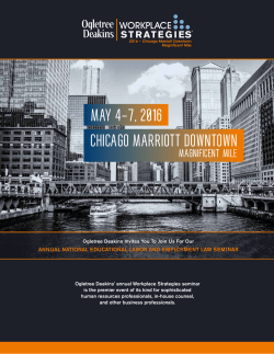 chicago marriott downtown may 4-7, 2016