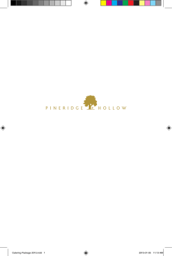 Catering Package 2015.indd 1 2015-01-05 11:13