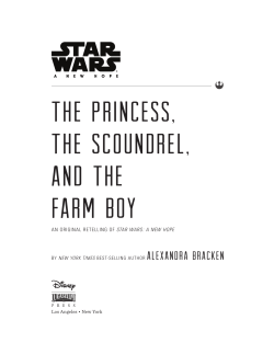 THE PRINCESS, THE SCOUNDREL, and the farm boy
