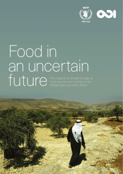 futureThe impacts of climate change on food security and nutrition in