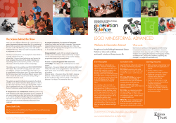 lego mindstorms: advanced - Edinburgh International Science Festival