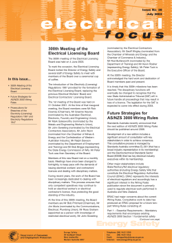 electrical - Department of Commerce