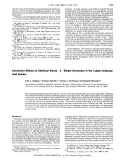 Convective Effects on Chemical Waves. 2