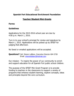 Spanish Fort Educational Enrichment Foundation (SFEEF)