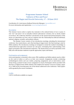 Huizinga Institute - Huizinga Instituut