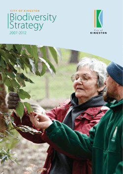Biodiversity Strategy - Kingston City Council