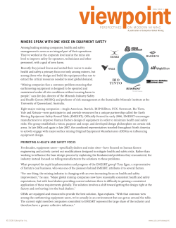 to the Viewpoint Caterpillar Newsletter