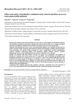 Effect and safety of probiotics combined early