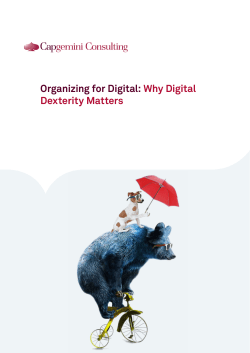Organizing for Digital: Why Digital Dexterity
