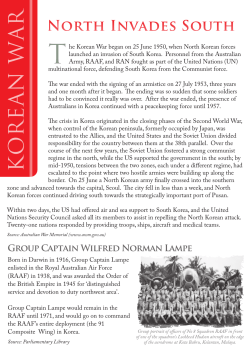 korean war - Nigel Scullion