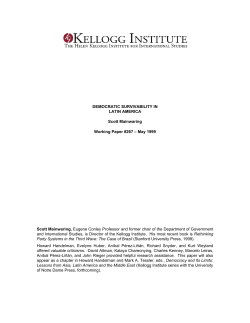 democratic survivability in Latin America