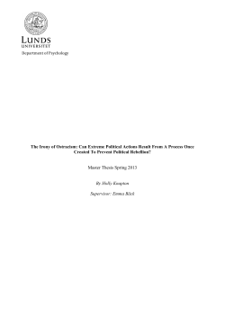 The Irony of Ostracism: Can Extreme Political Actions Result From A