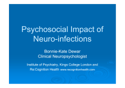 Psychosocial Impact of Neuro