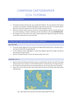 CAMPAIGN CARTOGRAPHER CC3+ TUTORIAL