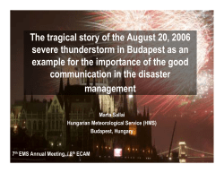 The tragical story of the August 20, 2006