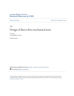 Design of direct-drive mechanical arms