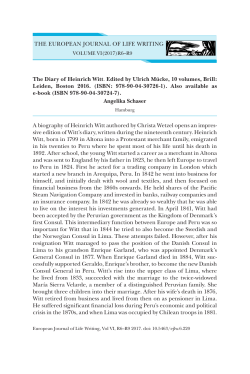 Print this article - European Journal of Life Writing