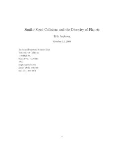 Similar-Sized Collisions and the Diversity of Planets