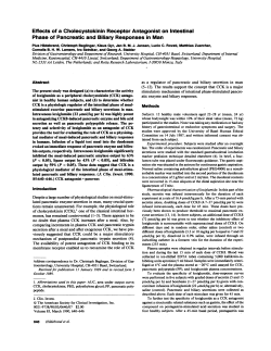 Effects of a Cholecystokinin Receptor Antagonist on Intestinal Phase
