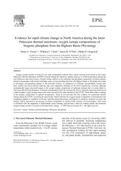 Evidence for rapid climate change in North America during the latest